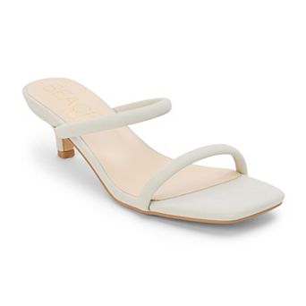 Beach by Matisse Women's Square Toe Kitten Heel Sandal