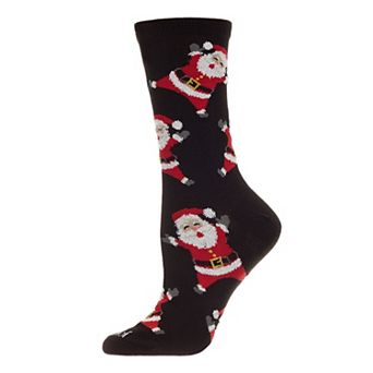 All Over Santa Holiday Crew Socks