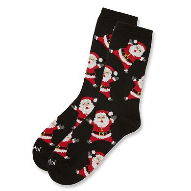 All Over Santa Holiday Crew Socks