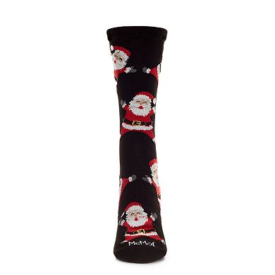 All Over Santa Holiday Crew Socks