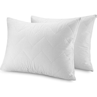 Waterguard Quilted Waterproof and Hypoallergenic Pillow Covers - 2 Pack