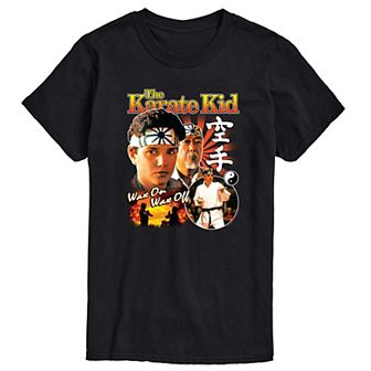Men's Karate Kid Wax On Wax Off Bootleg Graphic Tee
