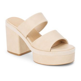 Beach by Matisse Two-Band Women's Platform Heel Sandals
