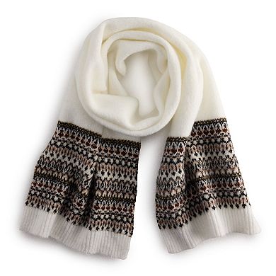 Sonoma Goods For Life® Fair Isle Knit Scarf