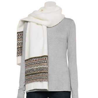 Sonoma Goods For Life® Fair Isle Knit Scarf