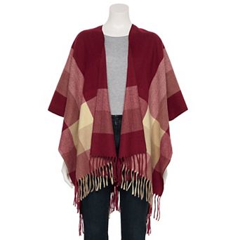 Women's Sonoma Goods For Life® Plaid Open-Front Ruana