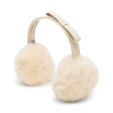 Women's madden girl Bow Band Earmuff & Charm Gift Set