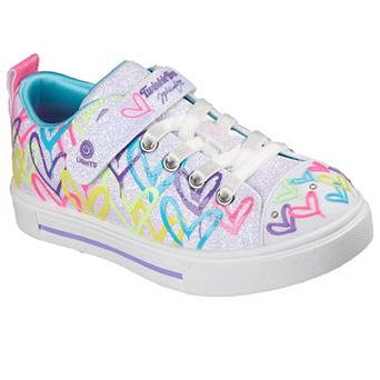 Skechers® Twinkle Toes Twinkle Sparks Love Medley Little Kid Girls Light-Up Sneakers