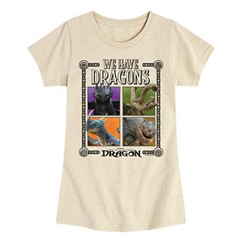 Girls 7-16 How To Train Your Dragon We Have Dragons Tee