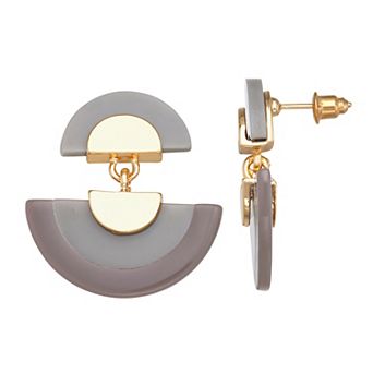 Emberly Women's Semi-Circle Earrings