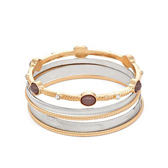 Emberly 5 pc Bangle Bracelet Set