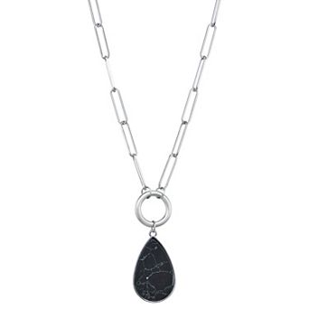 Emberly Teardrop Pendant Necklace