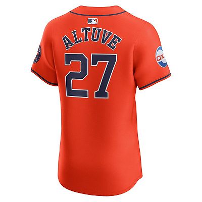 ナイキ メンズ Tシャツ Jose Altuve Houston Astros Nike Name & Number T-Shirt 半袖 Orange Baseball Jersey Solid Yellow Shirt Nike Houston Astros Men's Nike
