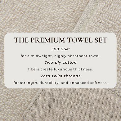 Madelinen® Ultra-Soft Luxury Cotton 6-pc. Towel Set