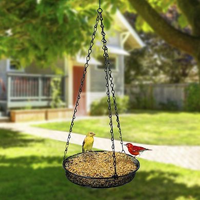Sorbus Bird Feeder Hanging Tray, Seed Tray For Bird Feeders