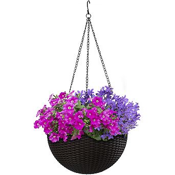 Sorbus Hanging Planter Round Self-Watering Basket