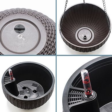 Sorbus Hanging Planter Round Self-Watering Basket