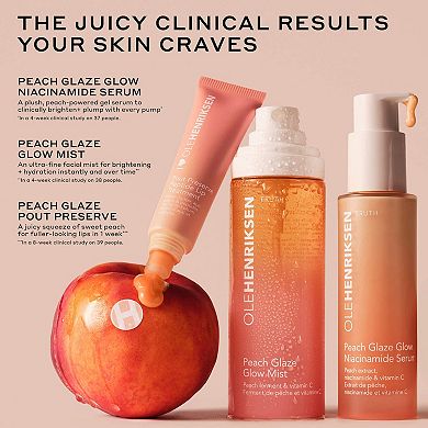 Mini Peach Glaze Glow Niacinamide Serum with Vitamin C