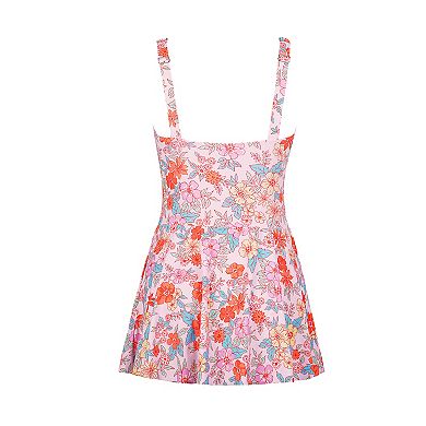 Women's Cupshe Scoop Neck Knotted One-Piece Swim Dress