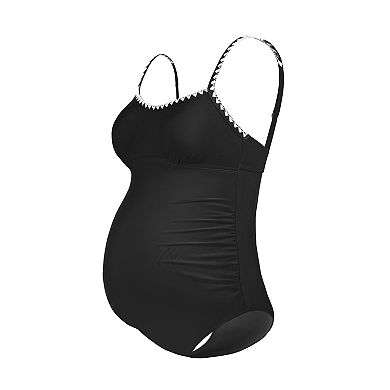 Maternity Cupshe Shell Stitched One-Piece Swimsuit