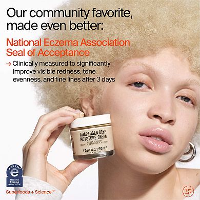 Adaptogen Skin Repairing Moisturizer with Peptides for Sensitive & Dry Skin