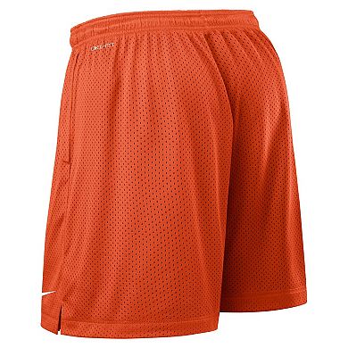 Men's Nike Orange/Charcoal Clemson Tigers 2025 Sideline Reversible Performance Shorts