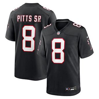 Men's Nike Kyle Pitts Sr. Black Atlanta Falcons Alternate Game Jersey