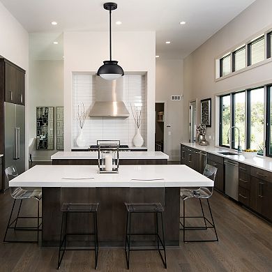 Venezia Vintage Pendant Light Fixture with Milk Glass Shade 1-Light