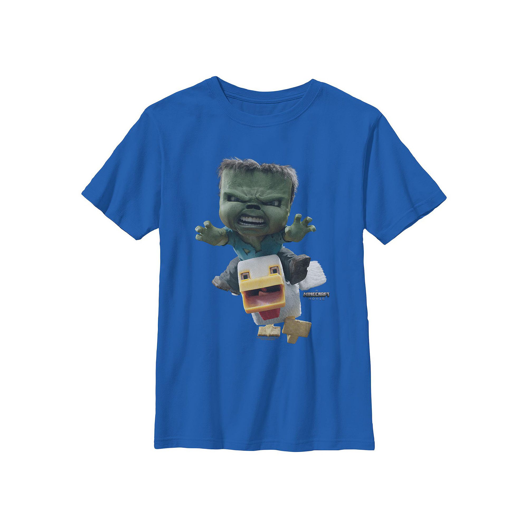 Boys 8-20 Minecraft Chicken Jockey Attack Graphic Tee, Boys, Size: Small, 