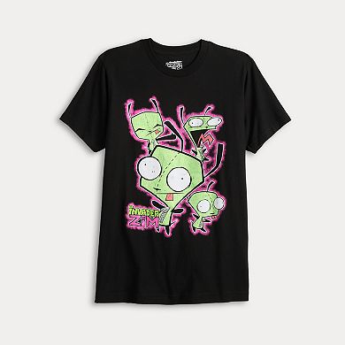 Men's Invader Zim Multi Gir Pose Graphic Tee