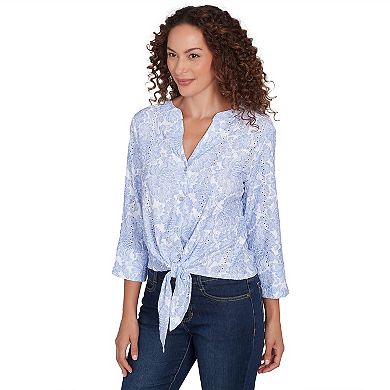 Hearts of Palm Women's Making Waves Gauze Top