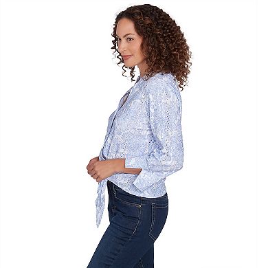 Hearts of Palm Women's Making Waves Gauze Top
