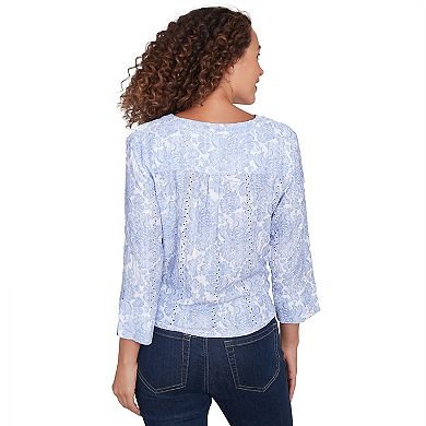 Hearts of Palm Women's Making Waves Gauze Top