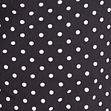 Hearts of Palm Plus Size In Black & White Polka Dot Print Capri
