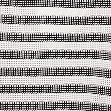 Hearts of Palm Women's In Black & White Short Sleeve Stripe Top