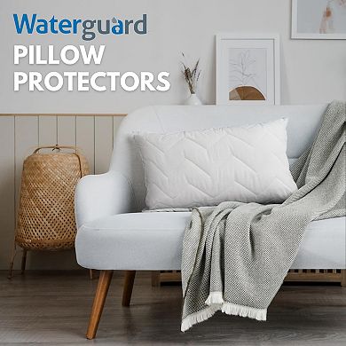 Waterguard Quilted Waterproof and Hypoallergenic Pillow Covers - 4 Pack
