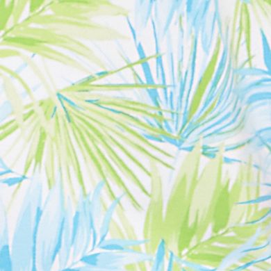 Hearts of Palm Plus Size It's A Spring Thing Short Sleeve Leaf Print Top