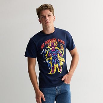 Men's Marvel Fantastic Four Battle Against Galactus Graphic Tee