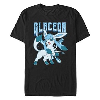 Men's Pokemon Glaceon Poster Graphic Tee