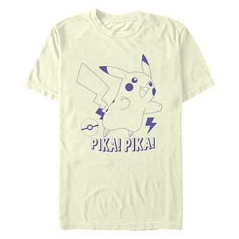 Men's Pokemon Pikachu Pika Pika In Action Graphic Tee