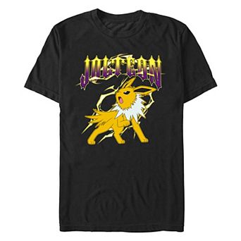 Men's Pokemon Jolteon Electric Lighting Graphic Tee