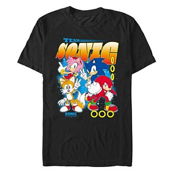 Men's Sonic the Hedgehog Team Sonic Poster Graphic Tee