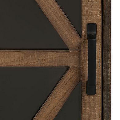 Mace Decorative Rustic Floating Storage Cabinet