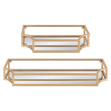 Ciel Metal Wall Shelf Set 2 Piece