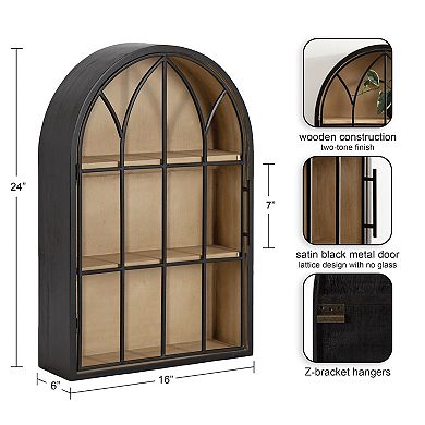 Megara Arched Wall Mounted Cabinet