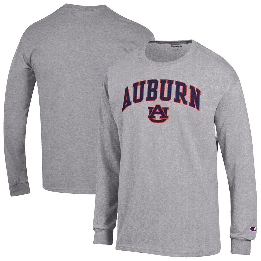 Auburn University Long Sleeve Stadium Tee in Heather Grey by Lauren James main image 0