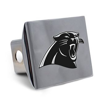 WinCraft Carolina Panthers Premium Metal Chrome Hitch Cover