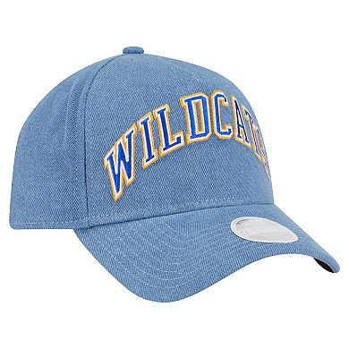 Women's New Era Denim Kentucky Wildcats A-Frame 9FORTY Adjustable Hat