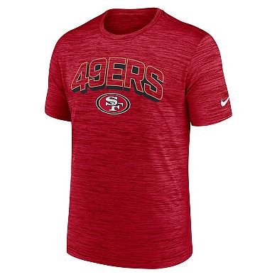 Men's Nike Scarlet San Francisco 49ers Velocity Performance T-Shirt
