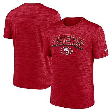 Men's Nike Scarlet San Francisco 49ers Velocity Performance T-Shirt